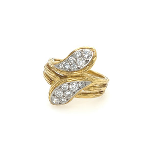 Van Cleef & Arpels Gold Ring with Diamonds