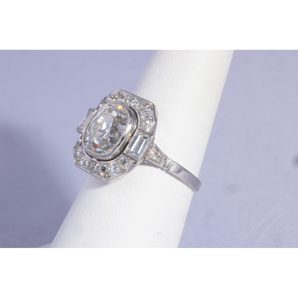 3.22 carat Diamond Art Deco Style Ring