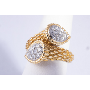 Boucheron Paris Toi Et Moi Serpent Boheme Ring In 18Kt With Diamonds