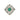 Art Deco emerald and diamond ring in platinum – front view