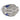 Top view of Bvlgari Serpenti ring showcasing diamond scales and blue sapphire eyes