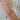 Diamond bracelet worn on wrist – elegant stackable yellow gold jewelry from HGM Jewelry in New Orleans