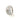 Top angle showcasing pavé diamond setting on white gold ring by Picchiotti