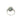 Back detail of platinum Art Deco ring with turquoise and diamonds – antique fine jewelry