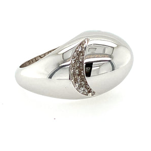 BVLGARI White Gold and Diamond Ring