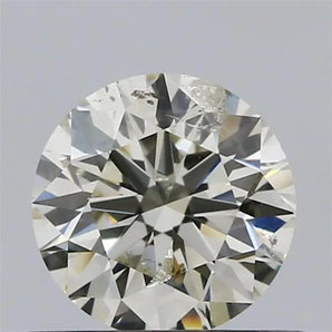 0.50ct Round Natural Diamond (Colour L, Clarity I1, Cut EX, GIA Certified)