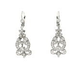 Diamond Drop Earrings Edwardian circa 1915