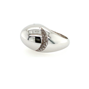 BVLGARI White Gold and Diamond Ring