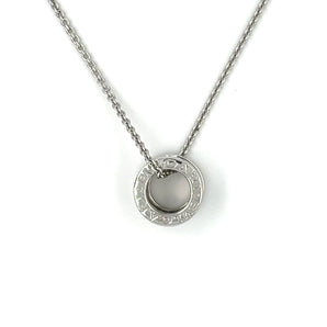 Bvlgari B.zero1 necklace shown on short chain – modern fine jewelry from New Orleans boutique