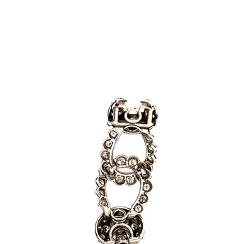 Fabulous vintage 1950s diamond bracelet worn on wrist, estate jewelry from New Orleans

